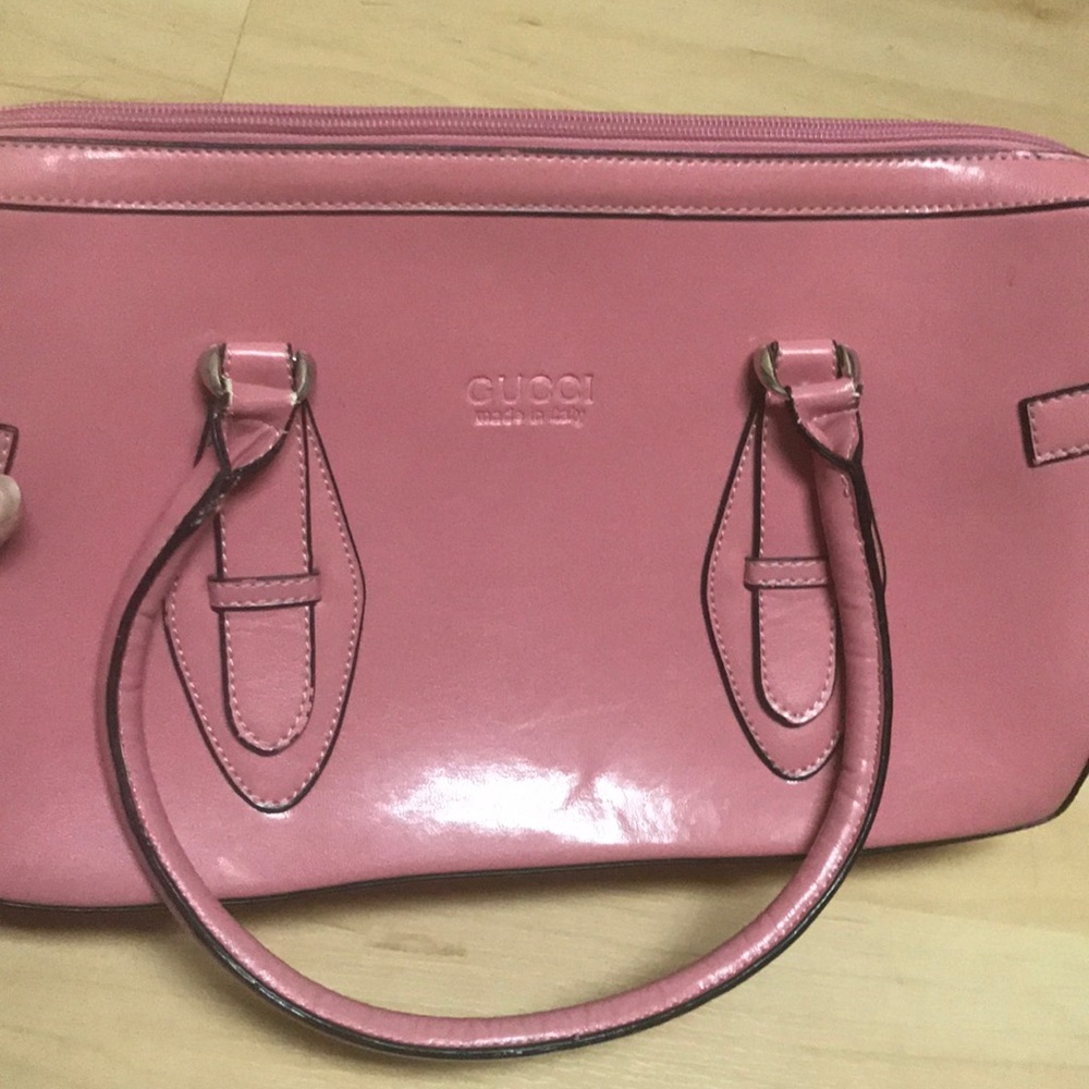 Pink leather Gucci Bag